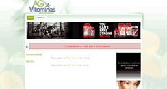 Desktop Screenshot of agvitaminas.com