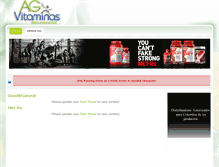 Tablet Screenshot of agvitaminas.com